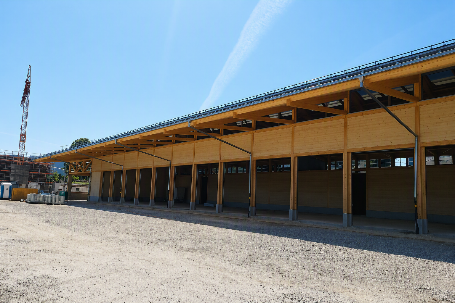 Werkhof Holzfassade 